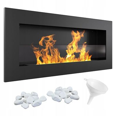 Wandkamin Bioethanol DELTA2 SLIM TÜV mit Verglasung Geschenke