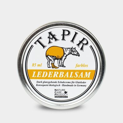 Tapir - Lederbalsam natur - stark glanzgebende Schuhcreme 85 ml