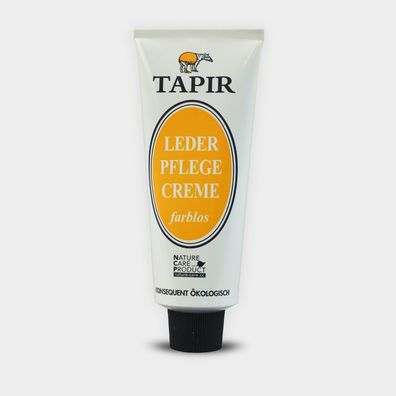Tapir -  Lederpflegecreme in farblos - für die Pflege von Glattlederschuhen - 75 ml