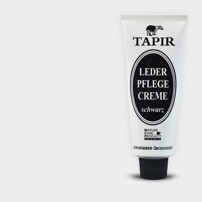 Tapir - Lederpflegecreme in schwarz - für die Pflege von Glattlederschuhen - 75 ml