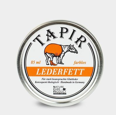 Tapir - Lederfett farblos - Pflege für stark beanspruchtes Leder - 85 ml