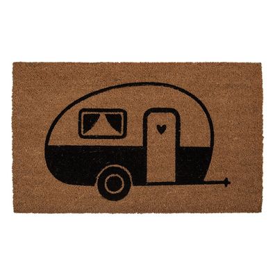 Clayre & Eef Fußmatte 75x45x1 cm Braun Kokosnuss (Gr. 75x45x1 cm)