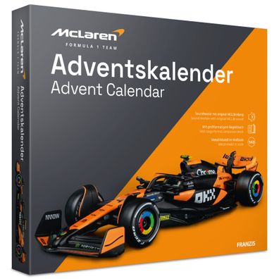McLaren Racing Sportwagen Modellauto Modellbau Adventskalender Franzis Verlag