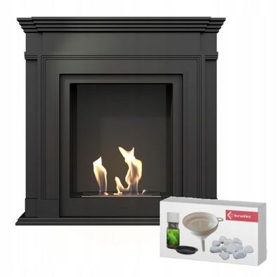 Portal Bioethanolkamin Legionis TÜV schwarz Set