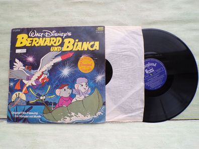 LP Disneyland Walt Disney Bernard und Bianca STMA9709 crystal Hörspiel