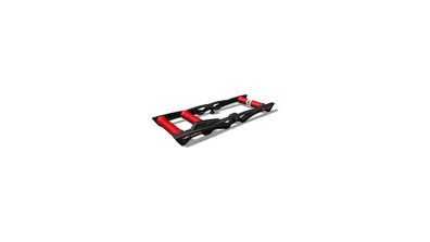 ELITE Trainingsrolle "Arion Mag" Drei magnetische schwarz/rot