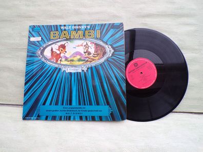 LP Disneyland Walt Disney Bambi FElix Salten Bilderbuch Tonbuch Zauberspiegel