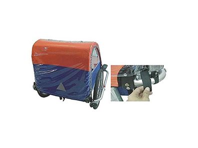 BLUE BIRD Regenüberzug Für Kinderanhänger (Zweisit transparent, o