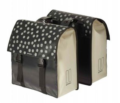 BASIL Doppeltasche "Urban Load" Volumen: 48 l, Maß schwarz reflek