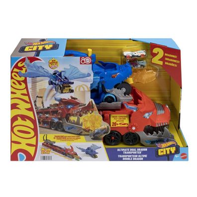 Hot Wheels City Hot Wheels ultimativer 2-in-1 Drachentransporter