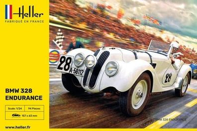 Heller BMW 328 Endurance in 1:24 1000807820 Glow2B 80782 Bausatz