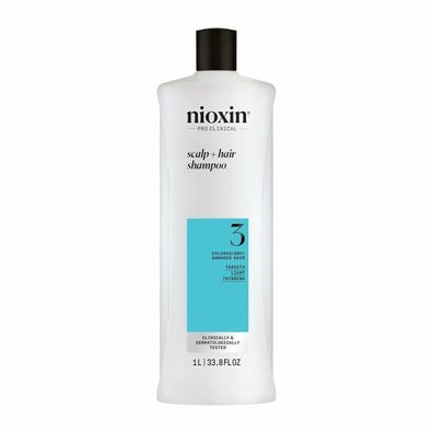 System 3 Shampoo Cleanser System 3 Feines farbiges dünnes Haar