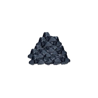 Best For Garden | Basaltsplitt Schwarz | Naturbelassen, gewaschen & dekorativ