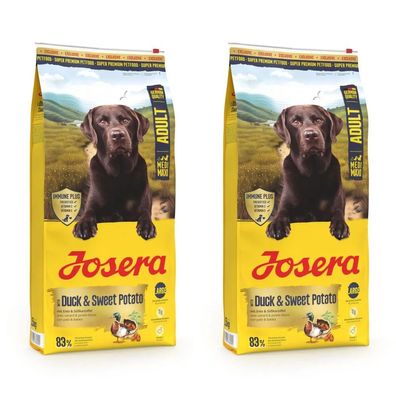 Josera Duck & Sweet Potato Medi/Maxi 2 x 12,5 kg - Sparpaket