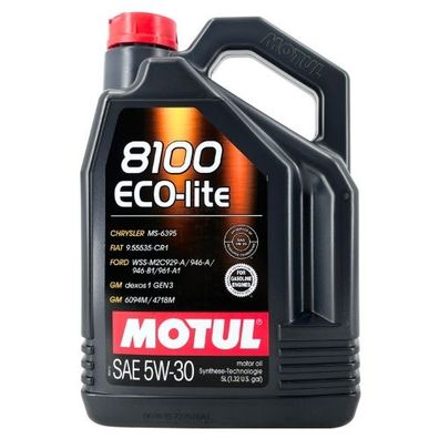 Motul 8100 Eco-lite 5W-30 5 Liter