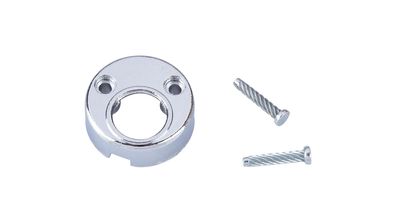 CIF Lenkschloßabdeckung rund chrom, mit Nie