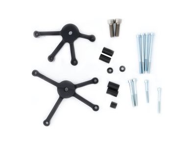 LSL Montagesatz "Crash Pad" Die Crash Pads werden mit Adapterpla