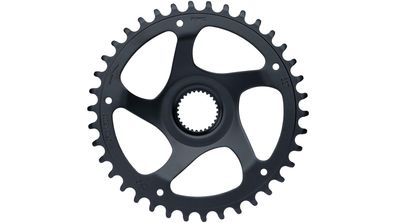KMC Kettenblatt CrMo, schwarz 11/128", f 38 Zähne, 52,0 mm, ohne Spacer