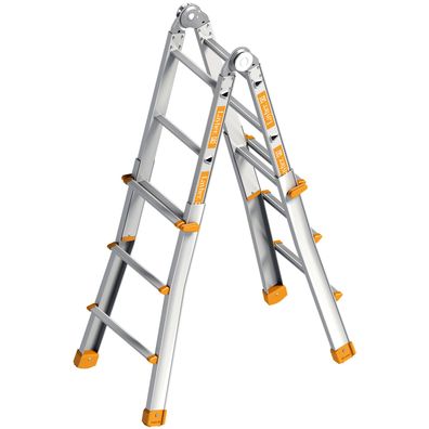 Layher Topic 1058 Teleskopleiter 4x3 Sprossen