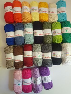 GB Schulgarn 50 g 6fädig Topflappen Häkeln Stricken