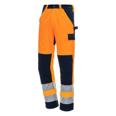 Nitras MOTION TEX VIZ, Warnschutz - Arbeitshose, Bundhose, Gr 60