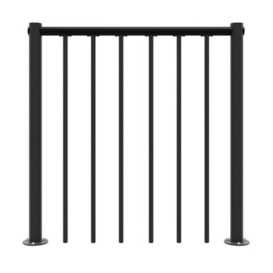 Minka Bruestungsgelaender zu Rondo Zink Color Schwarz