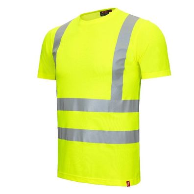 Nitras MOTION TEX VIZ, Warnschutz-T-Shirt, Farbe neongelb, Größe 3XL