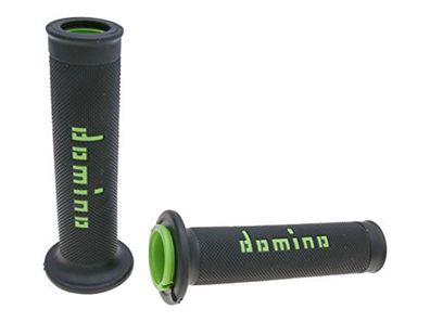 DOMINO Griffgummi "A010" Typ: Road Racing, offen, schwarz / grün