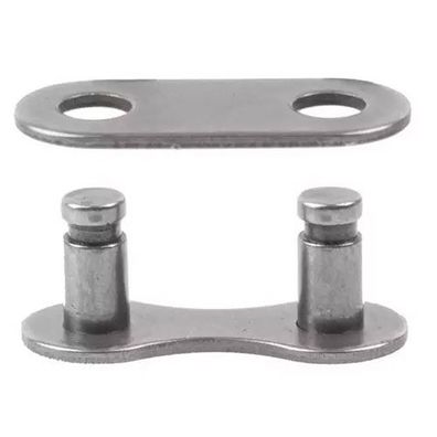 Verschlussglied M-Wave 1fach, 1/2 x 1/8, 8,0mm, grau, Messingschlager, 301924