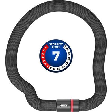 Goose Lock 6206K/110, L = 110cm, Ø = 6mm, schwarz, Abus, 95547