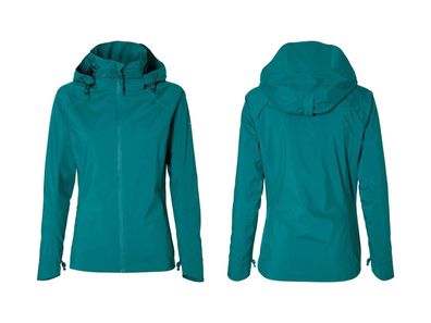BASIL Regenjacke "Skane Women" Material: 2-lagig l Größe S, teal