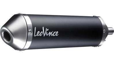 Leovince Schalldämpfer "X-Fight Black Edition" Ede 3281B, Komplet