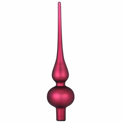 Christbaumspitze 26cm Berry Kiss rotwein matt