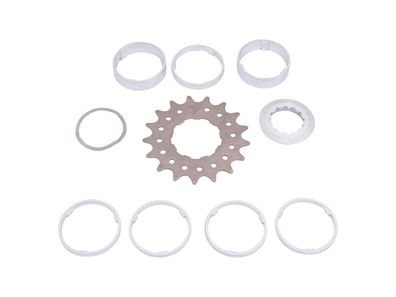 POINT Steck-Zahnkranz-Set SB-verpackt, Singlespeed 17 Zähne