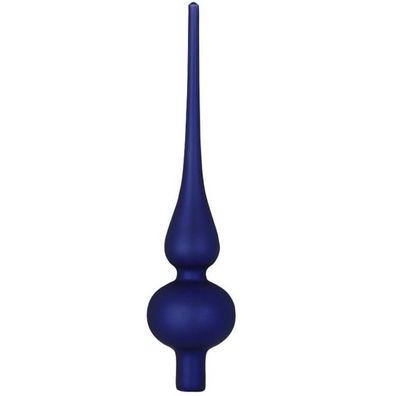 Christbaumspitze 26cm Midnight Blue Mitternacht matt
