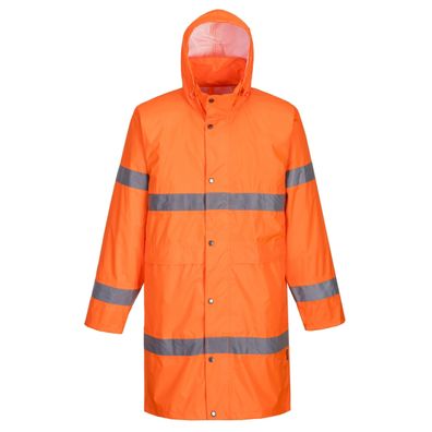 Portwest® H442 Warnschutzregenmantel Wasserdicht EN ISO 20471 Klasse 3