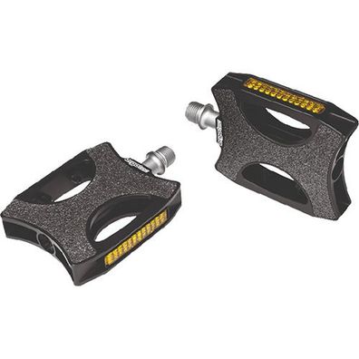 Ergotec Pedal "Urban" SB-verpackt, 9/16", Aluminiu schwarz