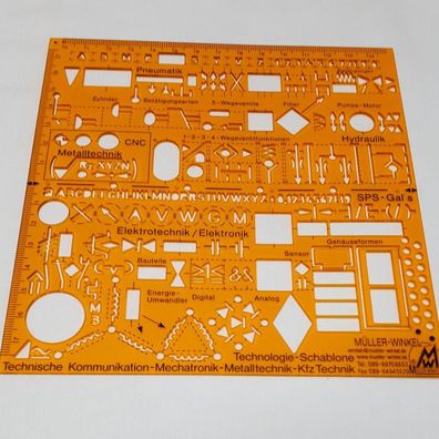 Müller-Winkel Technologie Zeichenschablone