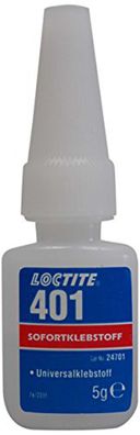 Loctite Universalklebstoff"401" Sofortkleber für p 5 g Tube, SB-v