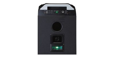 Lenco Laserfeuerwerk Boombox Lautsprecher PA-360 Bluetooth Licht Musikbox*B-Ware