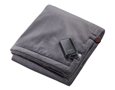 Sanitas Heizdecke Kuscheldecke Wärmedecke Akku »SHD 39« * B-Ware