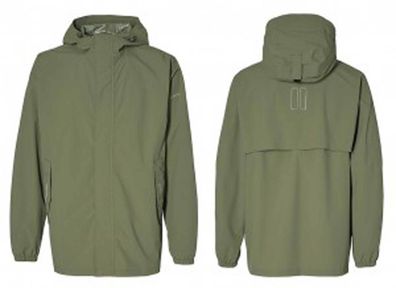 BASIL Regenjacke "Hoga Unisex" Material: 2-lagig l Größe 3XL, oli