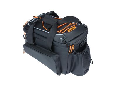 BASIL Gepäckträgertasche "Miles XL Pro M Tarpaulin, black orange