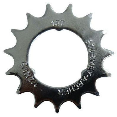 Steckkranz 15 Zähne, 1/2"x1/8" flach, SunRace, HSL850