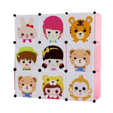 Modularer Kleiderschrank, Regal, Garderobe für Kinder, bunt, für Kleidung