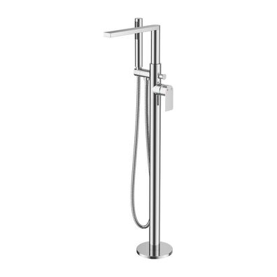 ECOLAM freistehende Standarmatur für Badewanne Wannenarmatur GLAD Chrom Modern Design