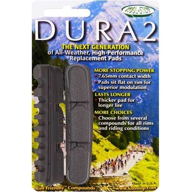 Bremsgummi Road -Dura2-, R7 carbon2 hard, Kool-Stop, R7-DR2CF2