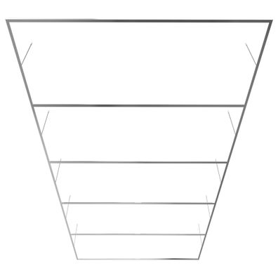 BarberPub Aluminiumrahmen für Hexagon LED Light LP003/LP004/LP005