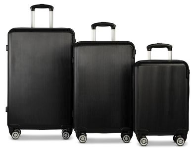 Worldpack Trolley-Set "Oslo" 50/60/70 * schwarz