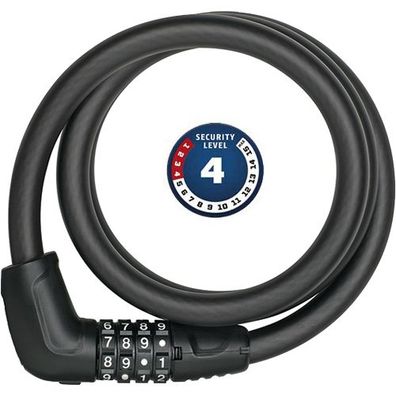 Tresor 6412C, L = 120cm, Ø = 12mm, schwarz, Abus, 63489